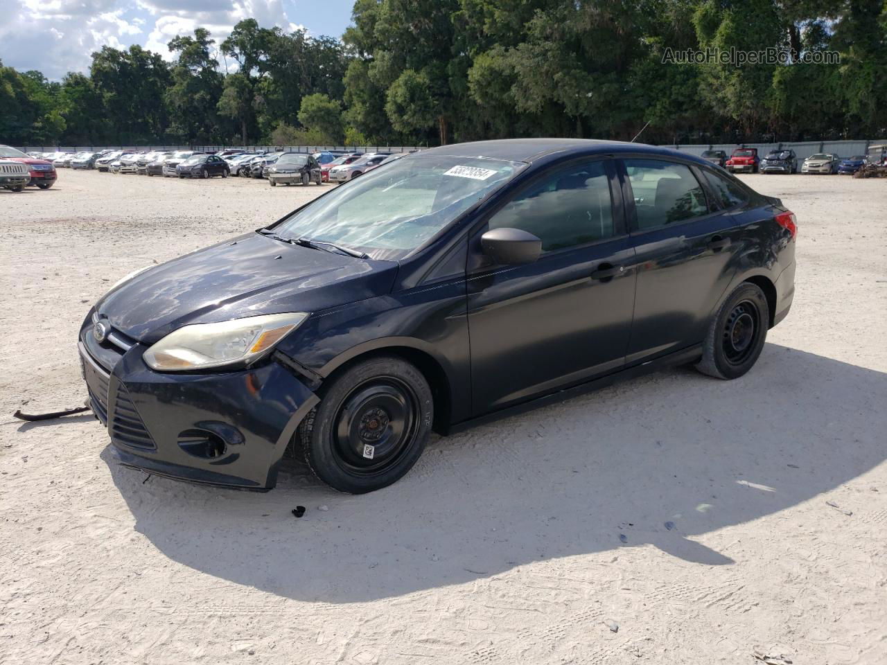 2013 Ford Focus S Black vin: 1FADP3E23DL145276