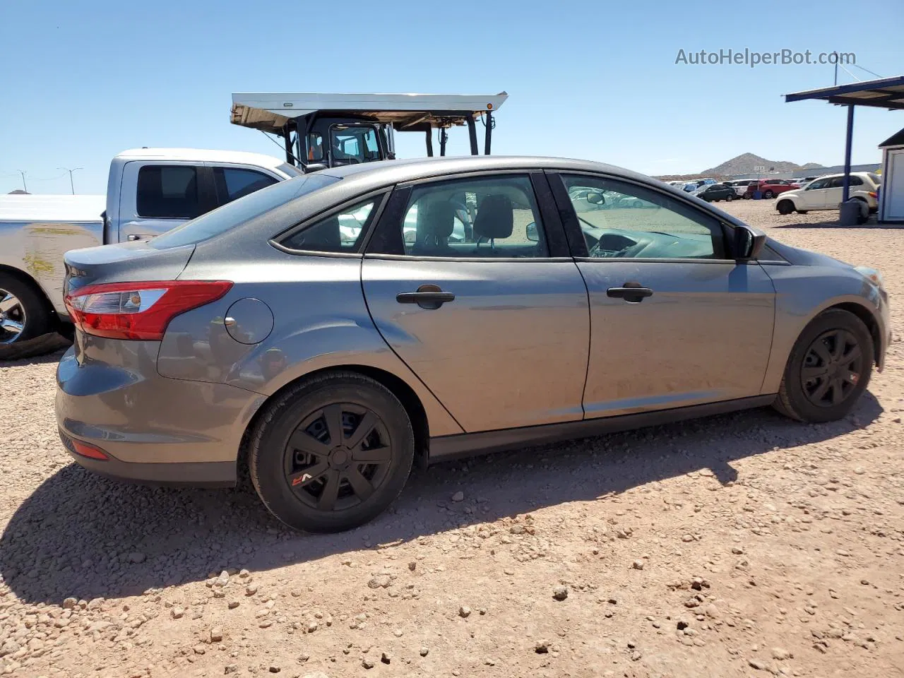 2013 Ford Focus S Серый vin: 1FADP3E23DL158836