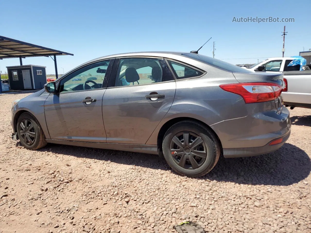 2013 Ford Focus S Gray vin: 1FADP3E23DL158836