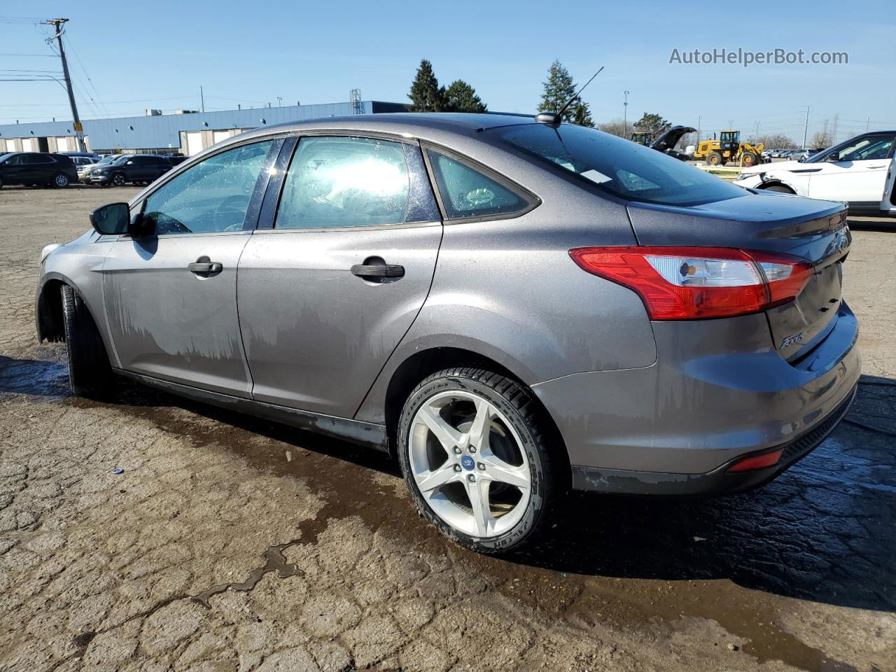 2013 Ford Focus S Gray vin: 1FADP3E23DL182974