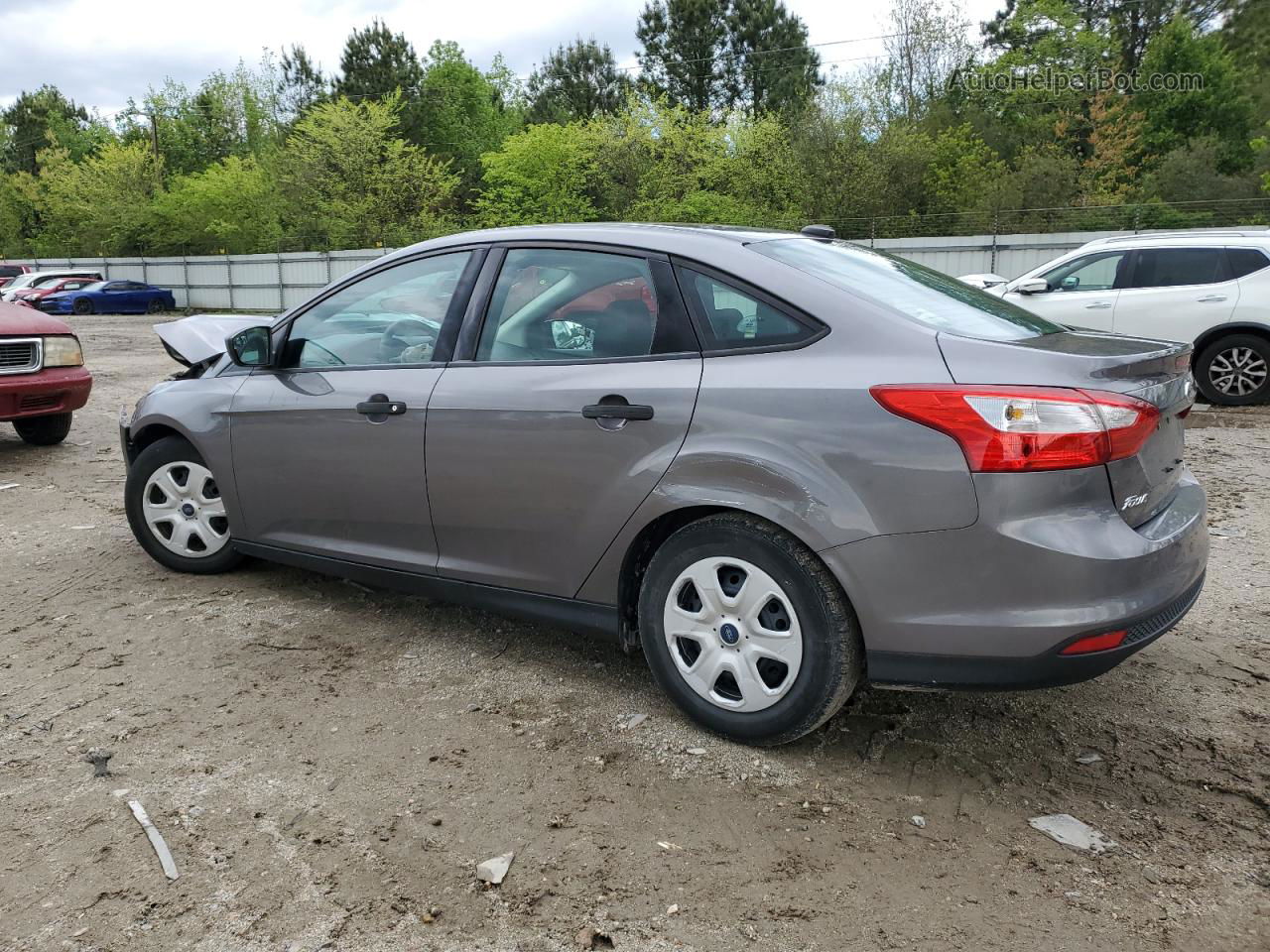 2014 Ford Focus S Gray vin: 1FADP3E23EL184127