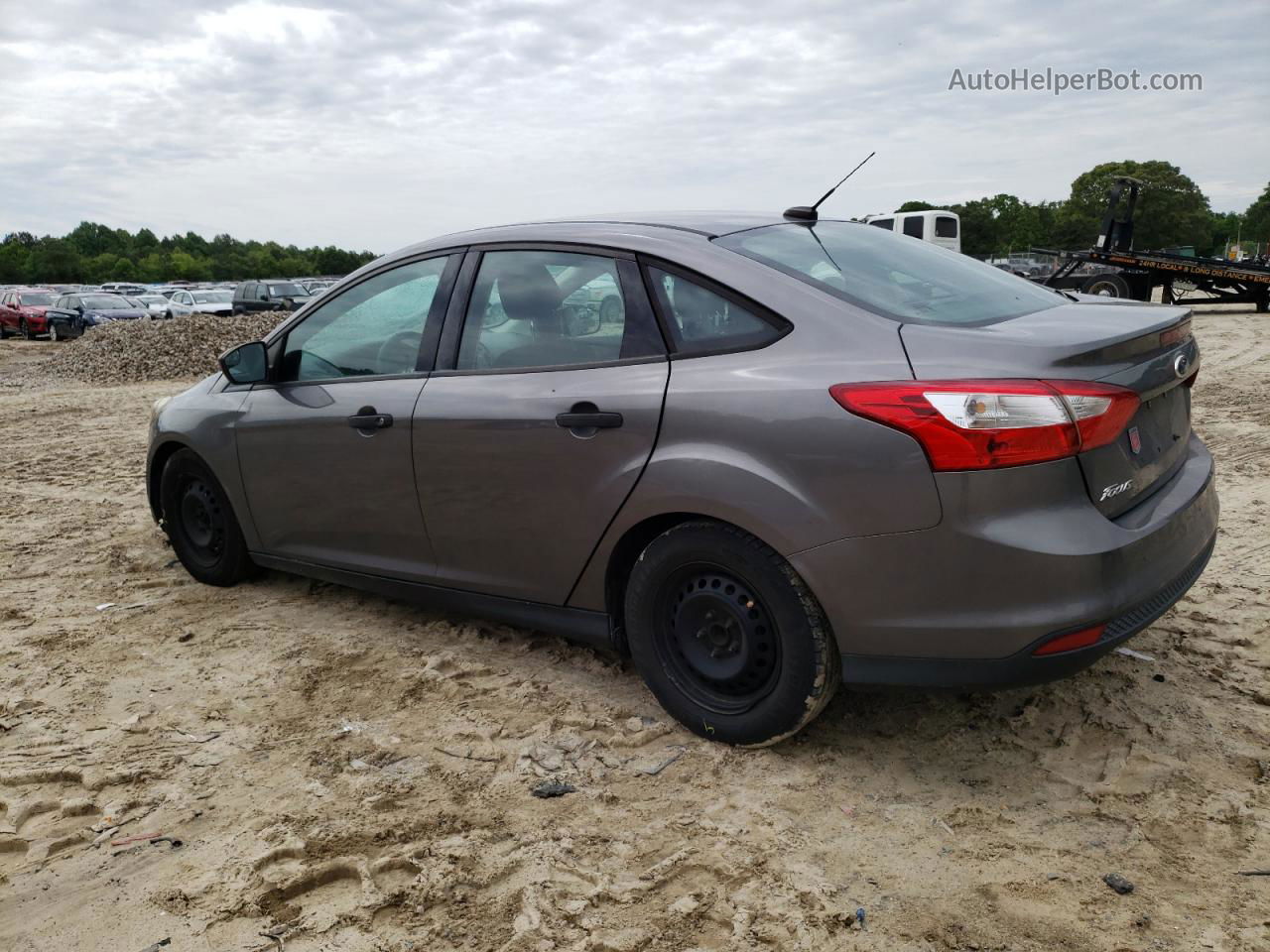 2014 Ford Focus S Gray vin: 1FADP3E23EL186914