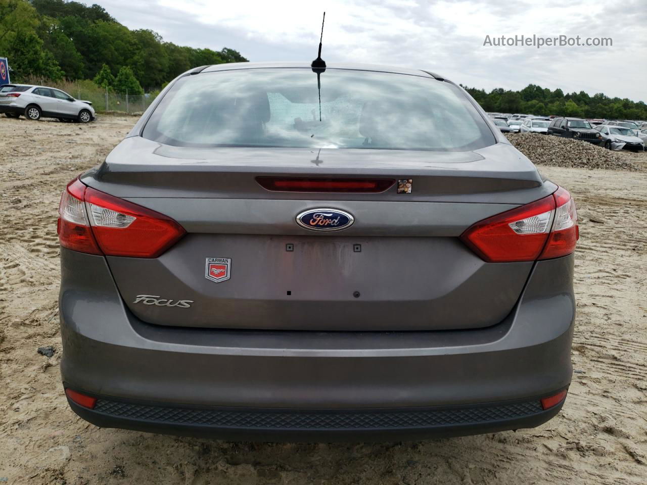 2014 Ford Focus S Gray vin: 1FADP3E23EL186914