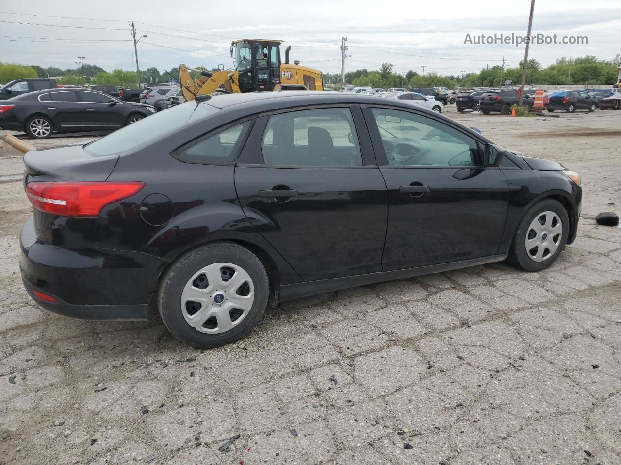 2015 Ford Focus S Black vin: 1FADP3E23FL277070