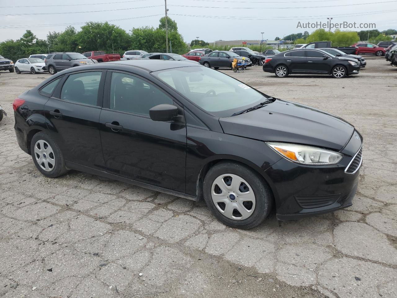 2015 Ford Focus S Черный vin: 1FADP3E23FL277070