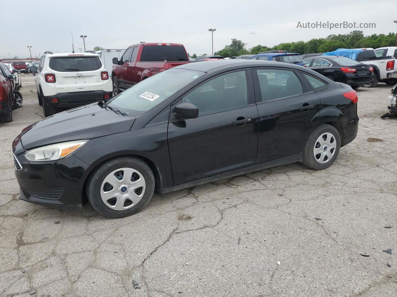 2015 Ford Focus S Black vin: 1FADP3E23FL277070