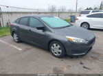 2016 Ford Focus S Gray vin: 1FADP3E23GL347653