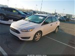 2017 Ford Focus S White vin: 1FADP3E23HL277511