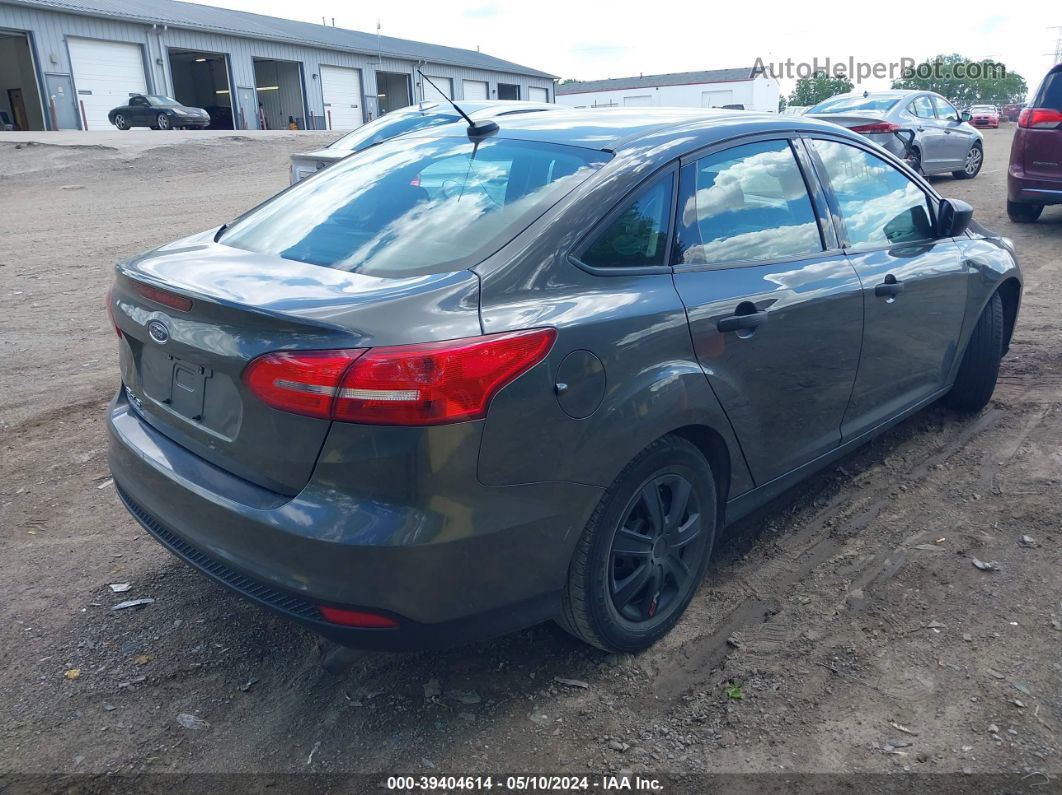 2018 Ford Focus S Gray vin: 1FADP3E23JL249102