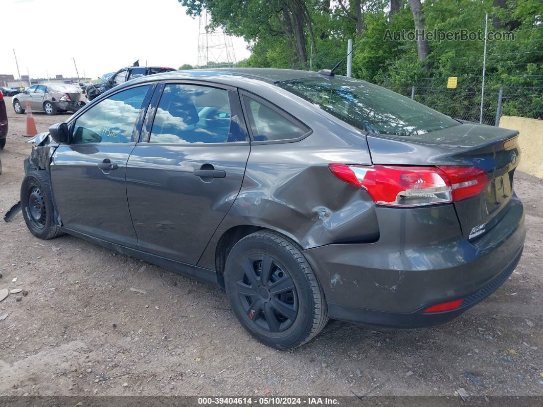 2018 Ford Focus S Gray vin: 1FADP3E23JL249102