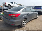 2018 Ford Focus S Gray vin: 1FADP3E23JL286697