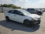 2013 Ford Focus S White vin: 1FADP3E24DL178738