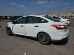 2013 Ford Focus S White vin: 1FADP3E24DL178738