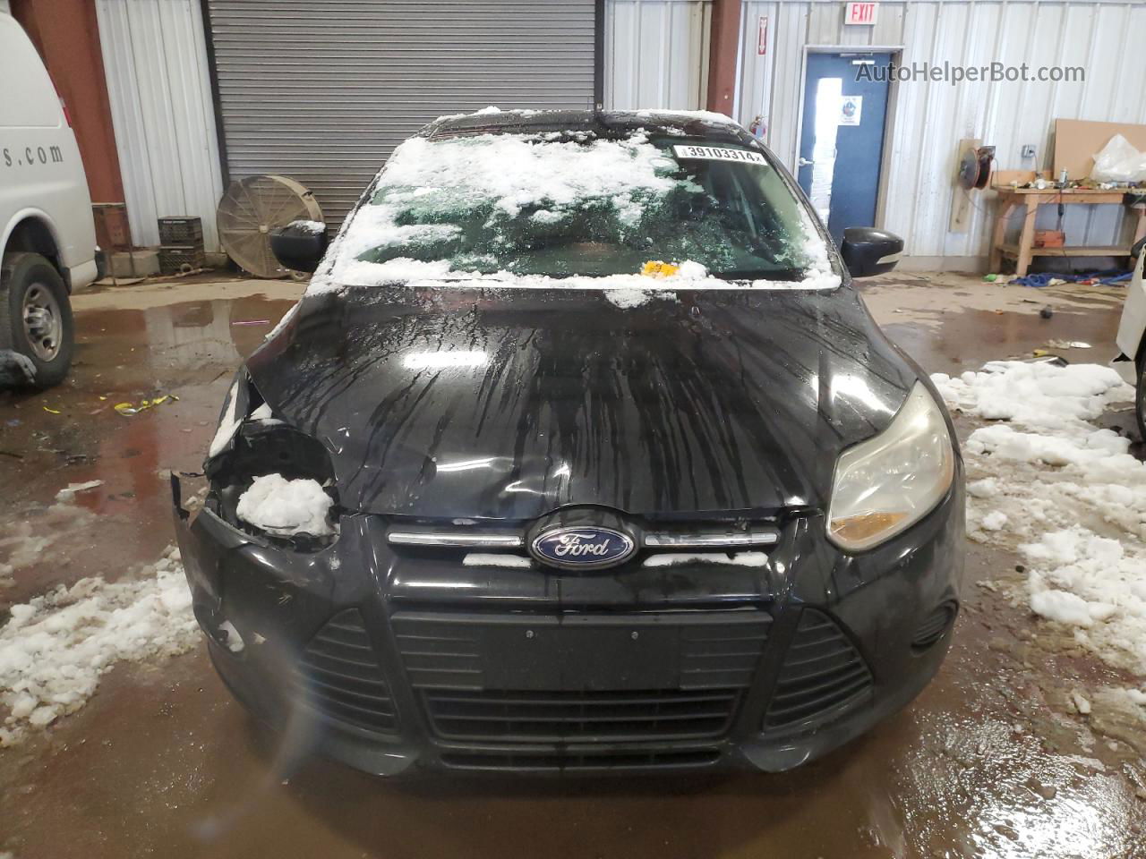 2014 Ford Focus S Black vin: 1FADP3E24EL193368