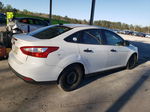 2014 Ford Focus S White vin: 1FADP3E24EL220276