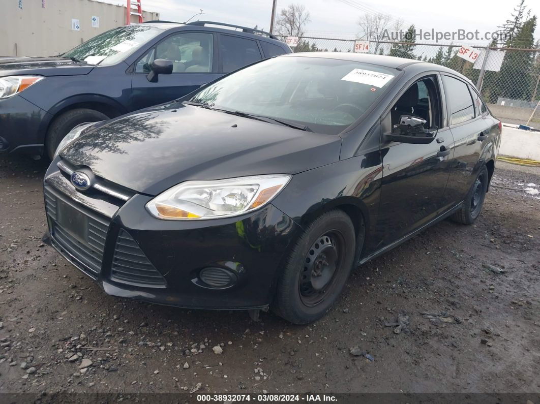 2014 Ford Focus S Black vin: 1FADP3E24EL350798