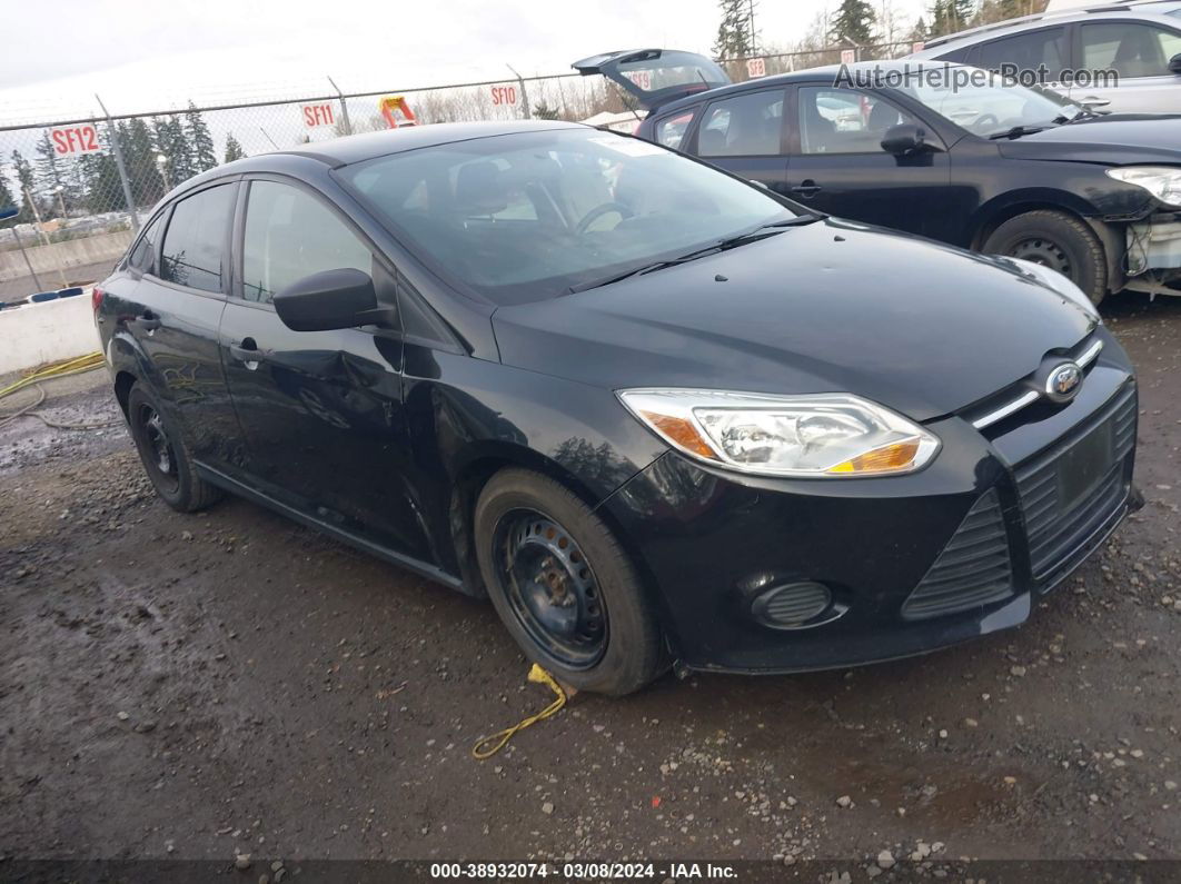 2014 Ford Focus S Черный vin: 1FADP3E24EL350798