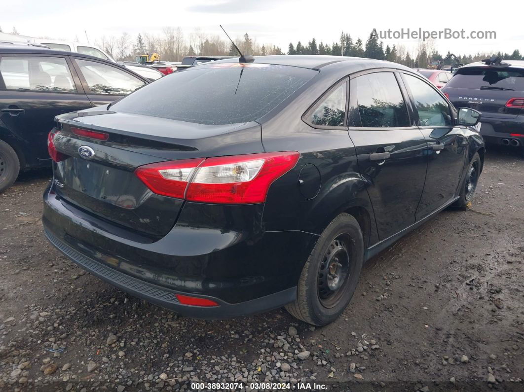 2014 Ford Focus S Black vin: 1FADP3E24EL350798