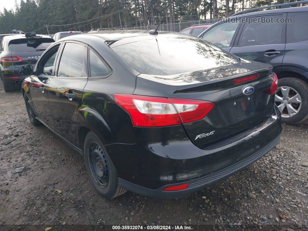 2014 Ford Focus S Black vin: 1FADP3E24EL350798