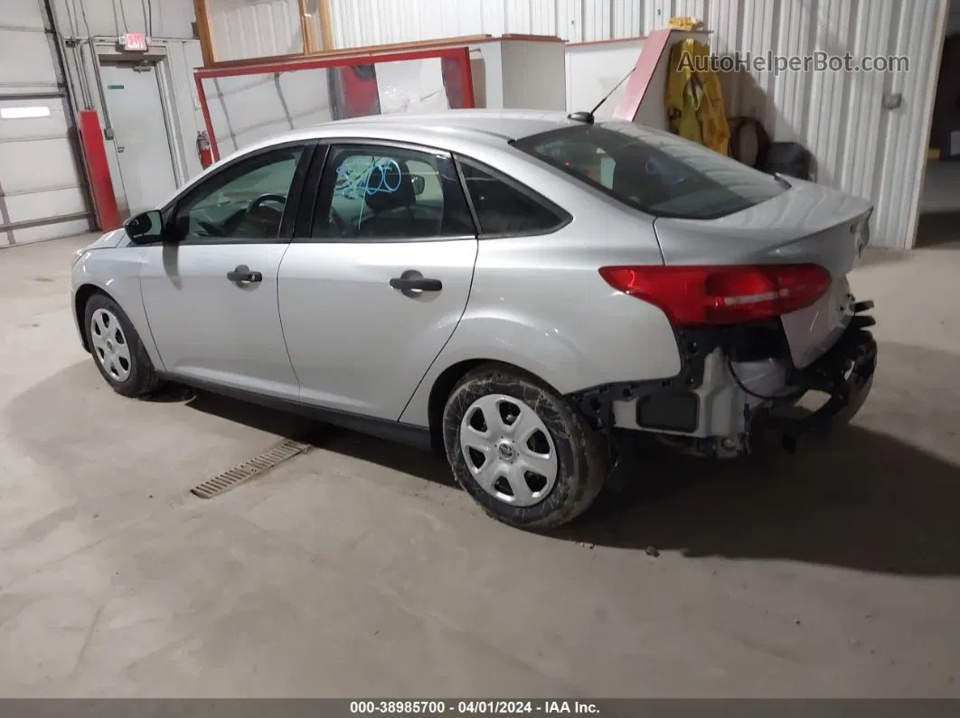 2016 Ford Focus S Silver vin: 1FADP3E24GL349010