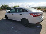 2013 Ford Focus S White vin: 1FADP3E25DL320725