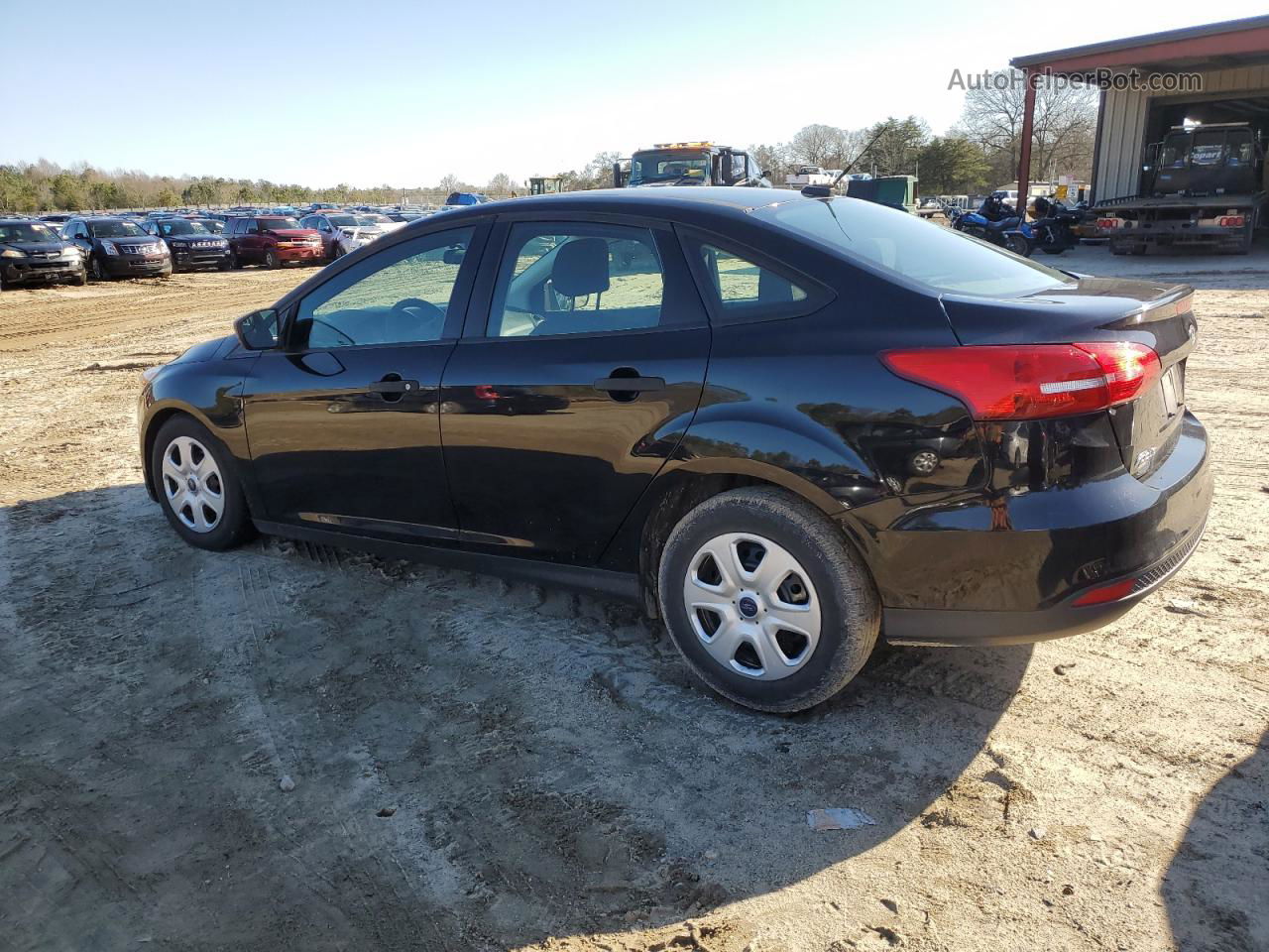 2016 Ford Focus S Black vin: 1FADP3E25GL342583