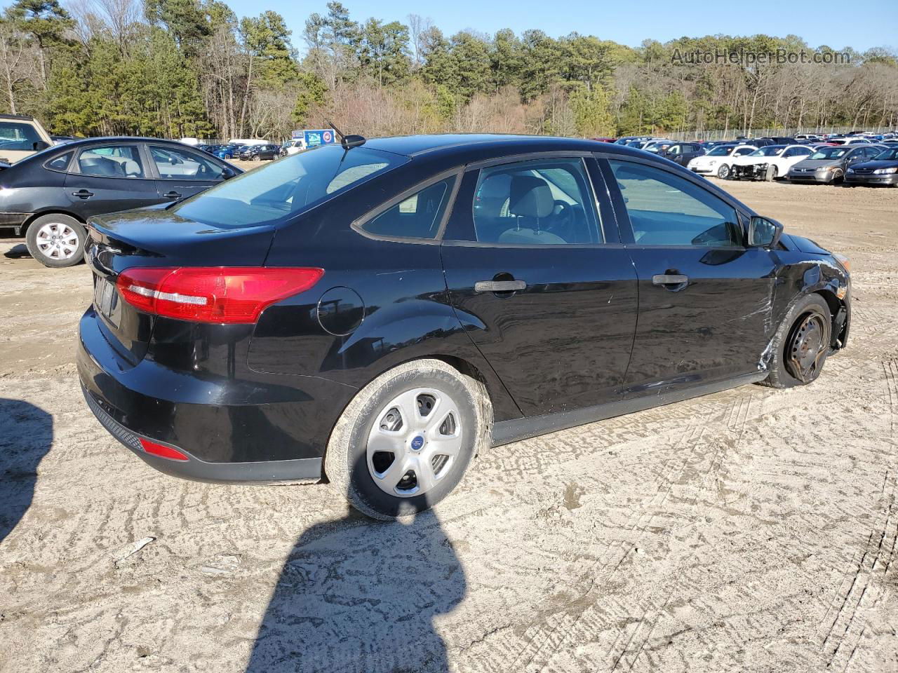 2016 Ford Focus S Black vin: 1FADP3E25GL342583