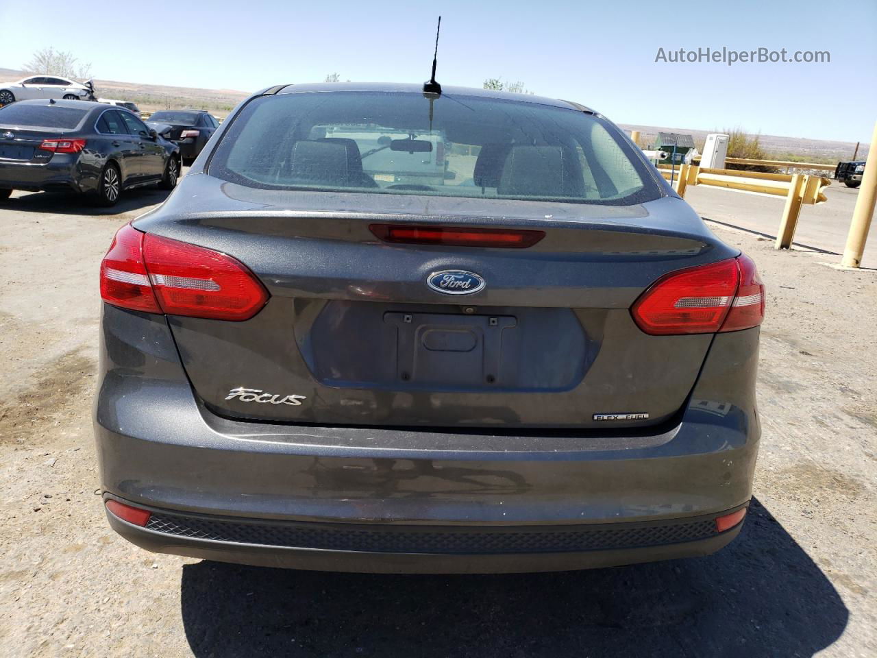 2016 Ford Focus S Charcoal vin: 1FADP3E25GL387961