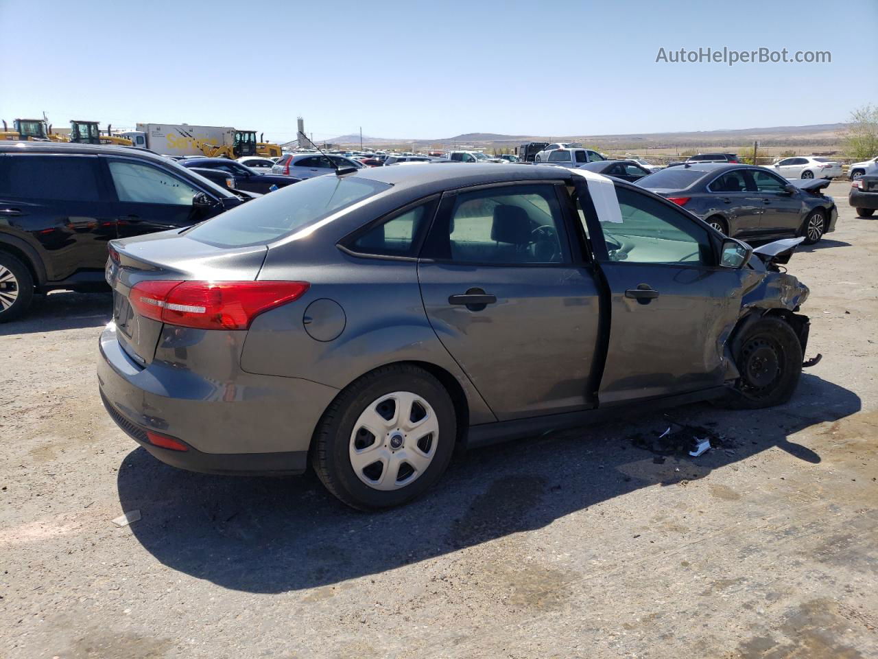 2016 Ford Focus S Charcoal vin: 1FADP3E25GL387961