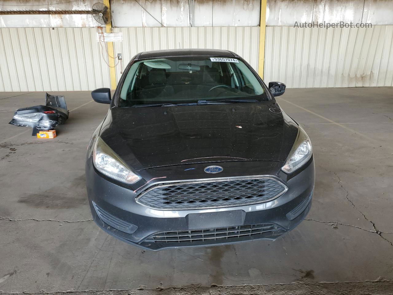 2017 Ford Focus S Charcoal vin: 1FADP3E25HL329320