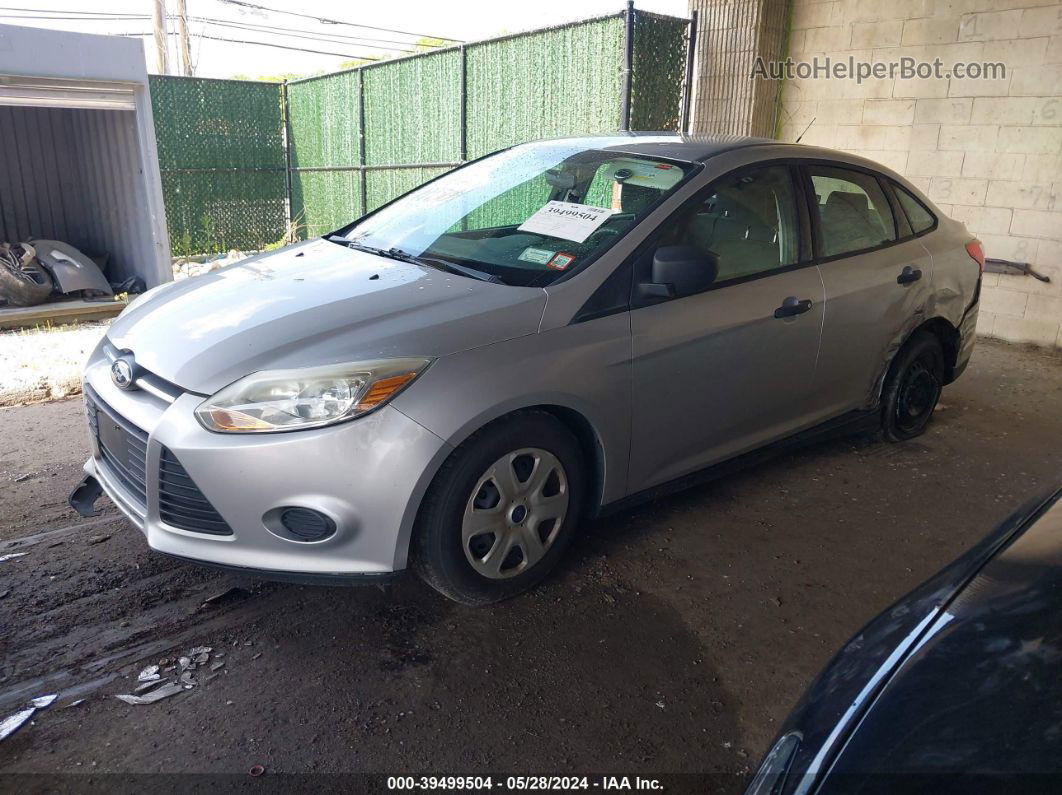 2013 Ford Focus S Silver vin: 1FADP3E26DL118878