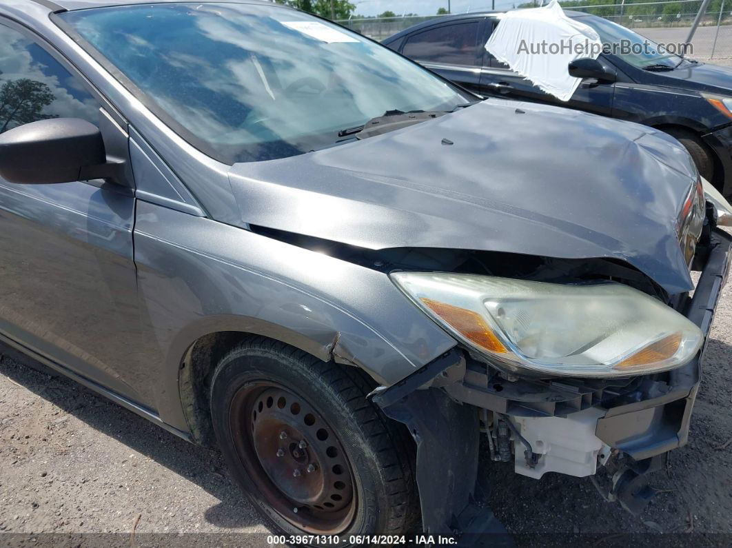 2013 Ford Focus S Gray vin: 1FADP3E26DL260129