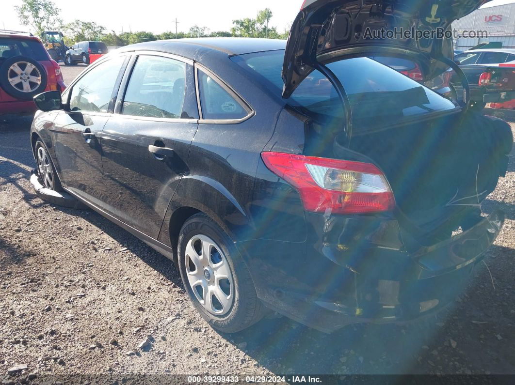 2014 Ford Focus S Black vin: 1FADP3E26EL207870