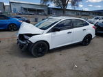 2014 Ford Focus S White vin: 1FADP3E26EL441233