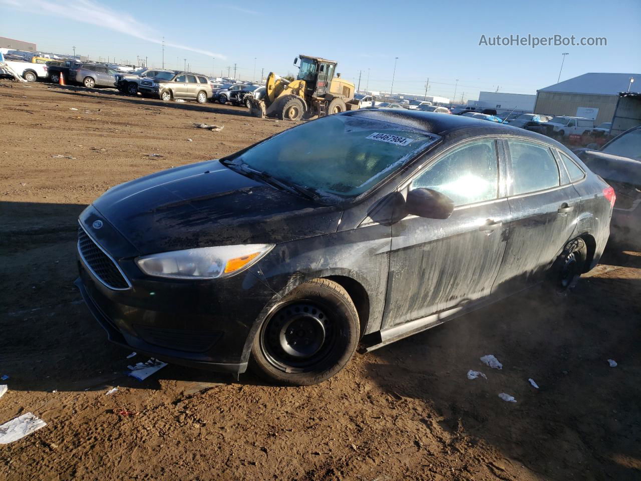 2016 Ford Focus S Gray vin: 1FADP3E26GL282023