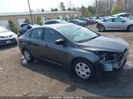 2018 Ford Focus S Gray vin: 1FADP3E26JL226137