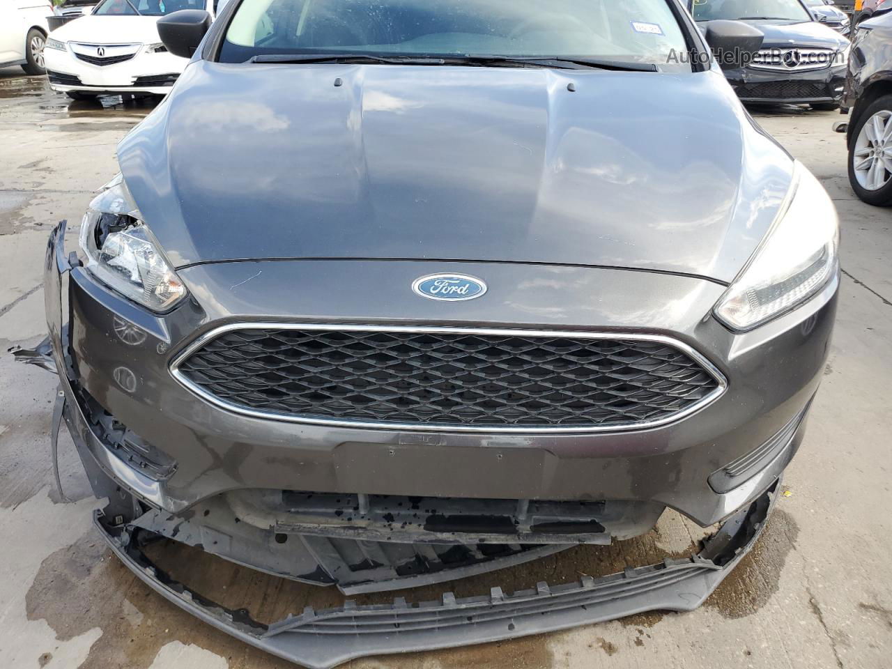 2018 Ford Focus S Charcoal vin: 1FADP3E26JL325671