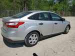 2013 Ford Focus S Silver vin: 1FADP3E27DL133597