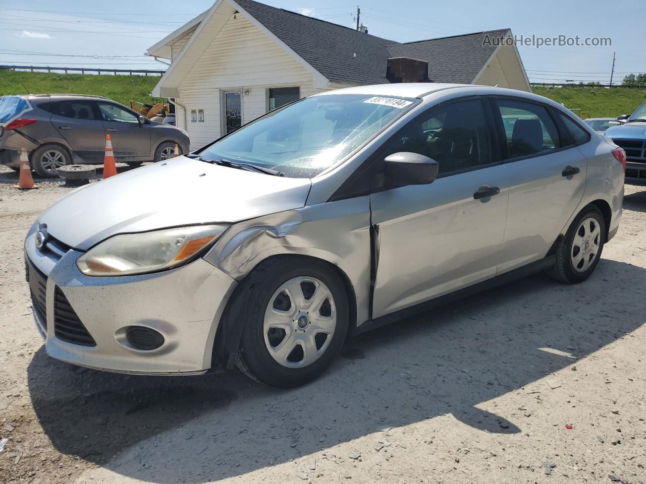 2013 Ford Focus S Silver vin: 1FADP3E27DL133597