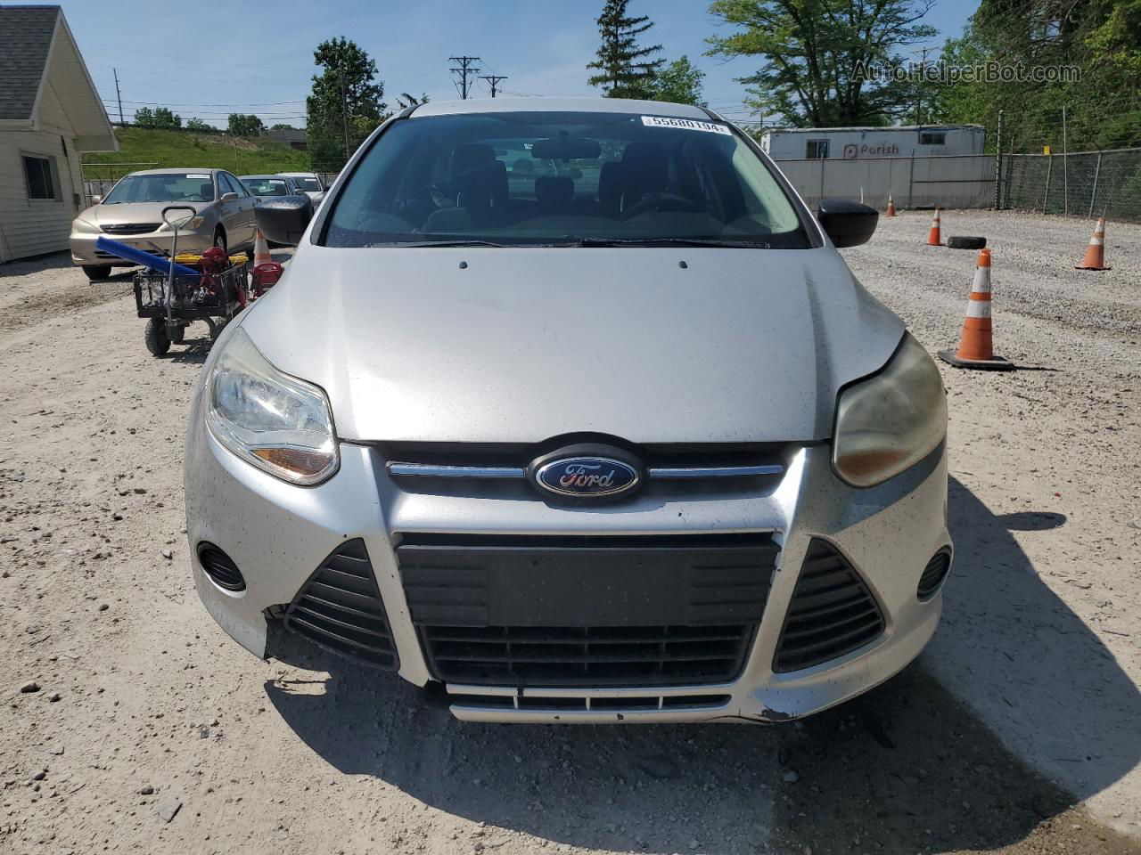 2013 Ford Focus S Silver vin: 1FADP3E27DL133597