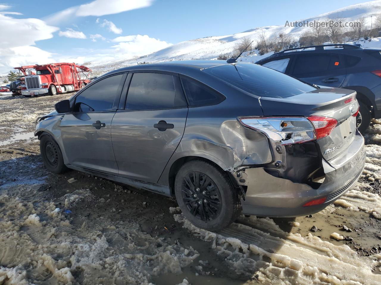 2013 Ford Focus S Charcoal vin: 1FADP3E27DL164154