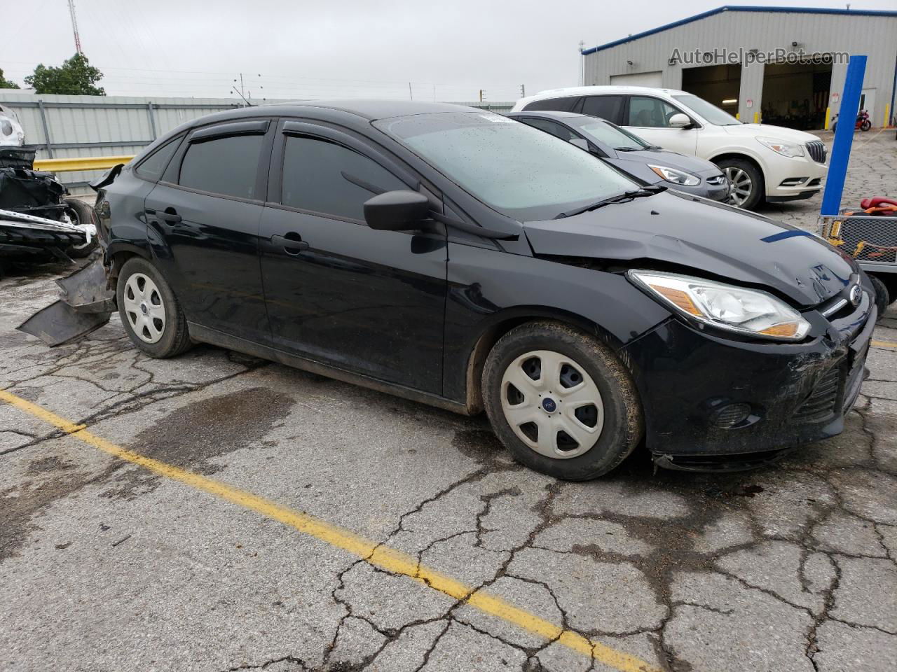 2014 Ford Focus S Black vin: 1FADP3E27EL276230