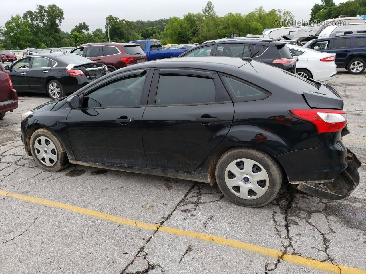 2014 Ford Focus S Black vin: 1FADP3E27EL276230