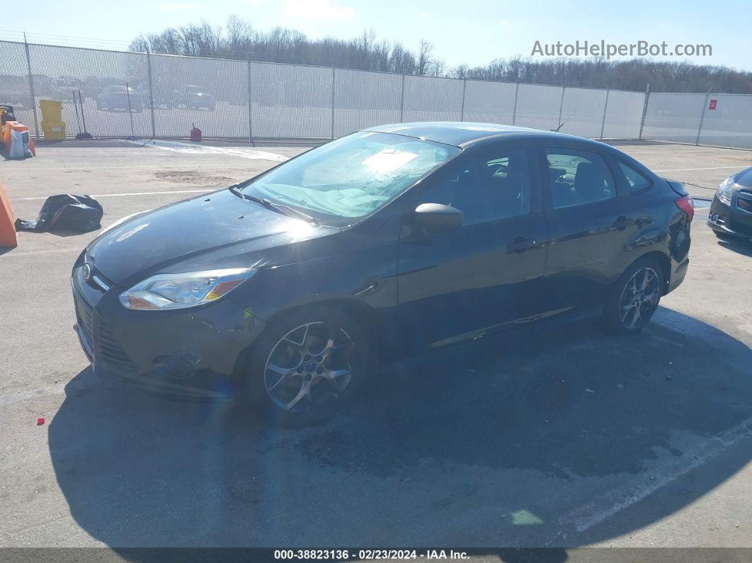 2014 Ford Focus S Черный vin: 1FADP3E27EL405115