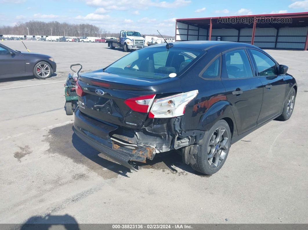 2014 Ford Focus S Black vin: 1FADP3E27EL405115