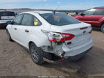 2014 Ford Focus S White vin: 1FADP3E27EL440253