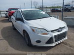 2014 Ford Focus S White vin: 1FADP3E27EL440253