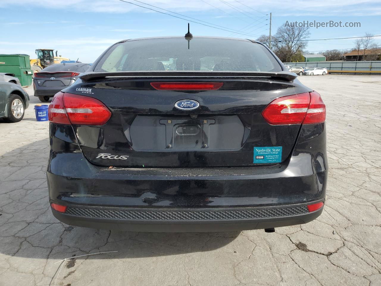 2018 Ford Focus S Black vin: 1FADP3E27JL201280