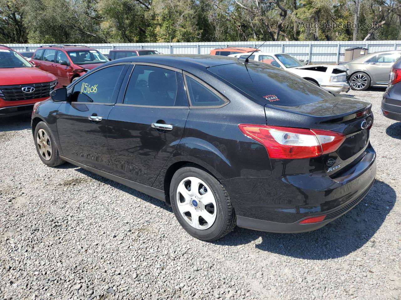 2013 Ford Focus S Charcoal vin: 1FADP3E28DL155091