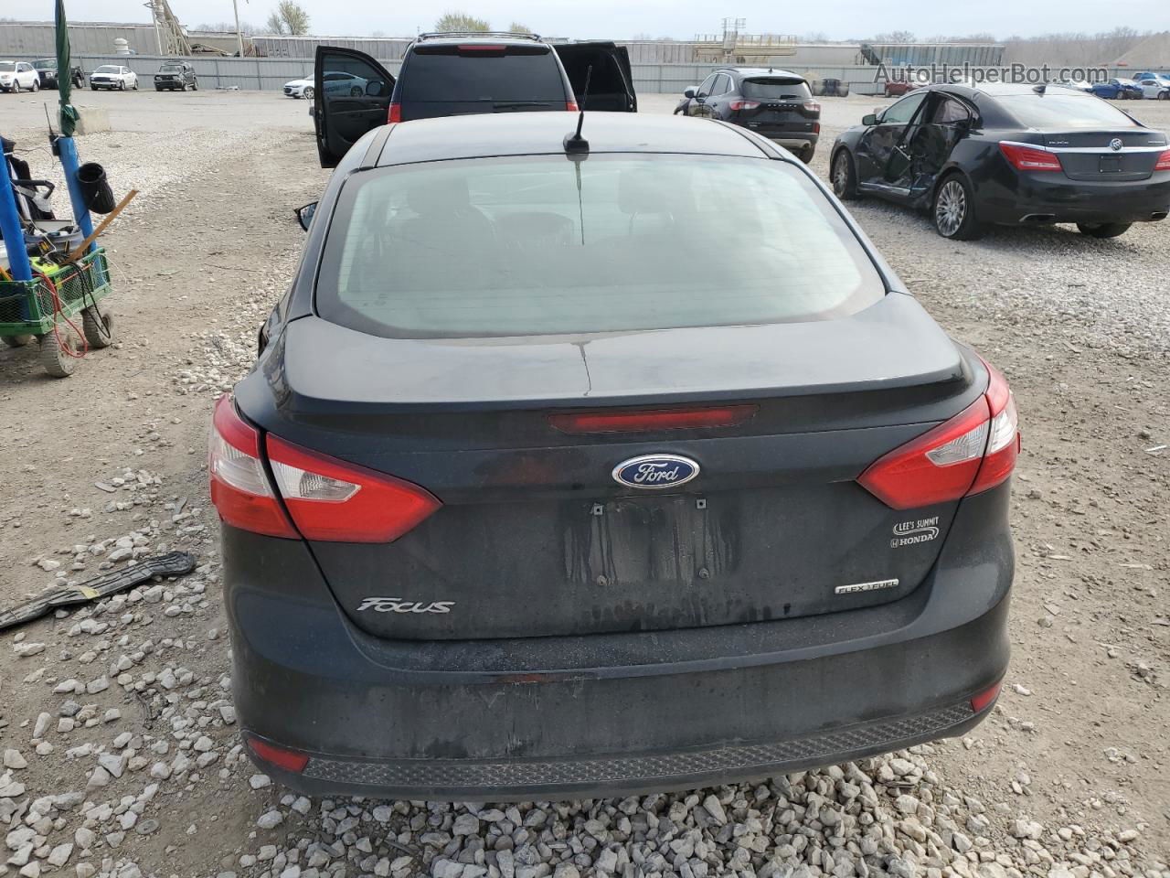 2013 Ford Focus S Черный vin: 1FADP3E28DL276851